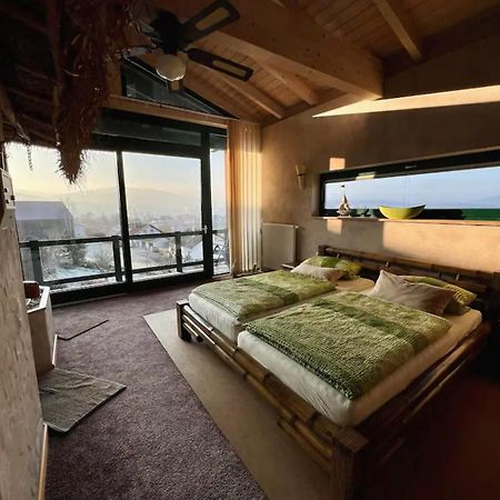 Suedlaendisches Chalet Mit Hauseigener Sauna ヴィヒタッハ エクステリア 写真
