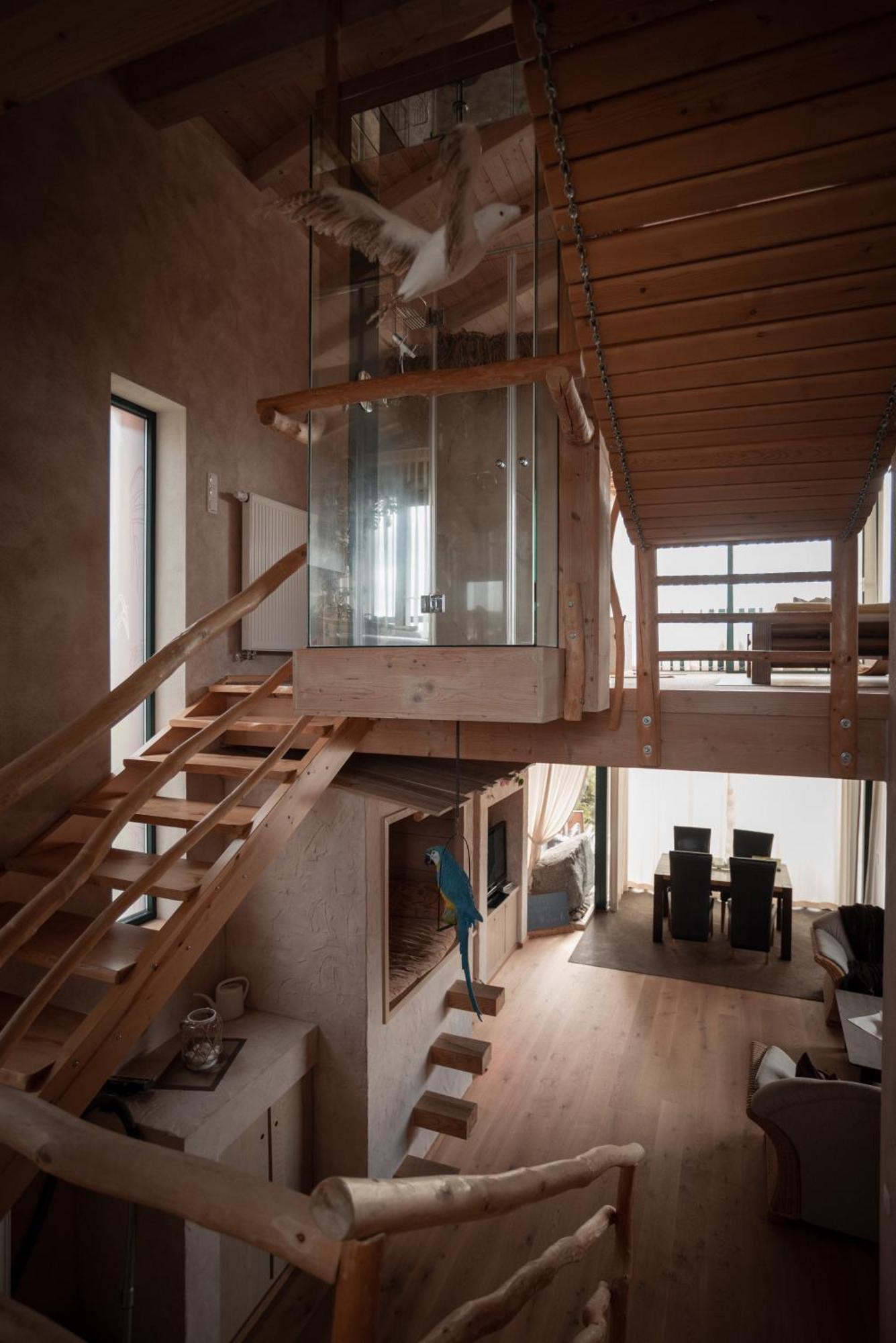 Suedlaendisches Chalet Mit Hauseigener Sauna ヴィヒタッハ エクステリア 写真